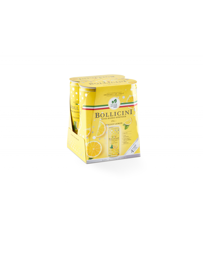 Bollicini Sparkling Lemon (4-pack cans)
