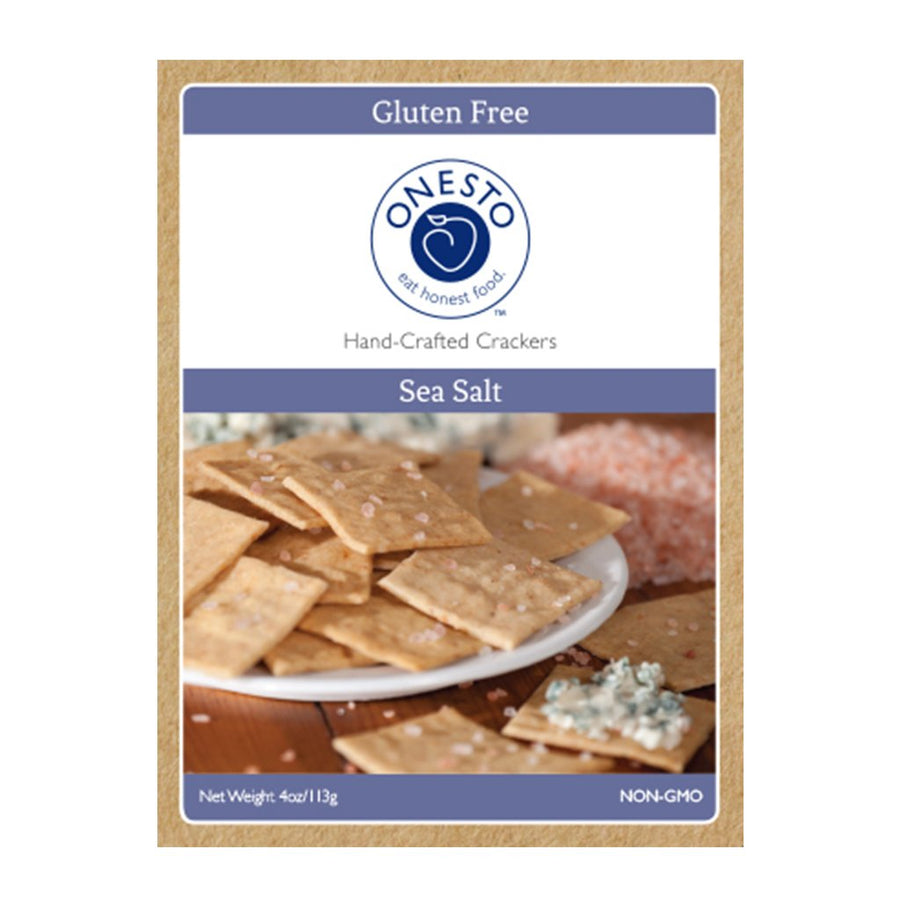 Onesto Sea Salt Crackers - Gluten Free