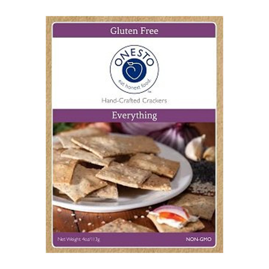 Onesto Everything Crackers - Gluten Free
