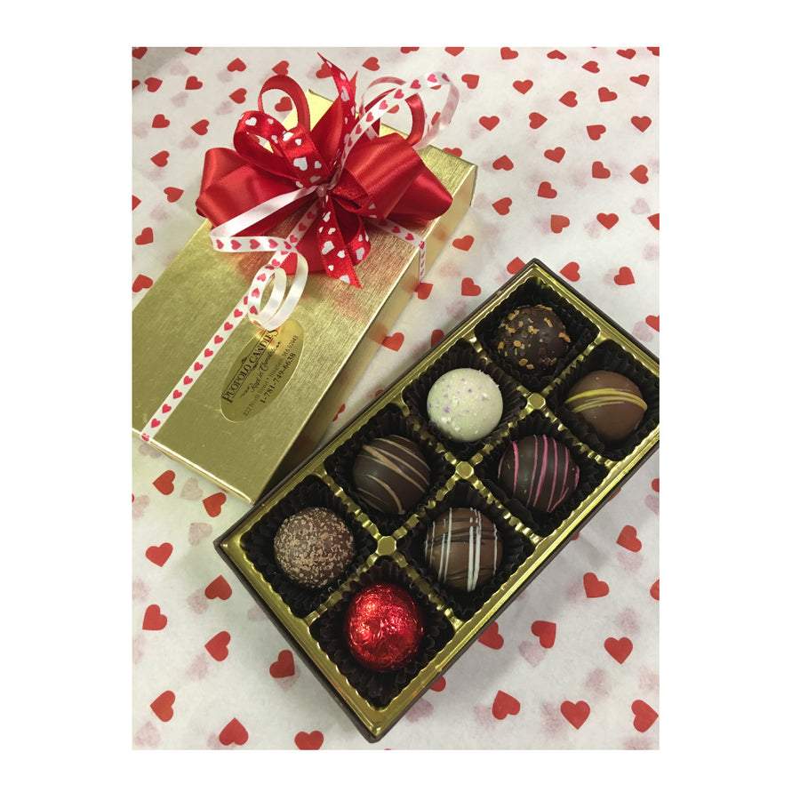 Puopolo Candies Gold Valentine's Box