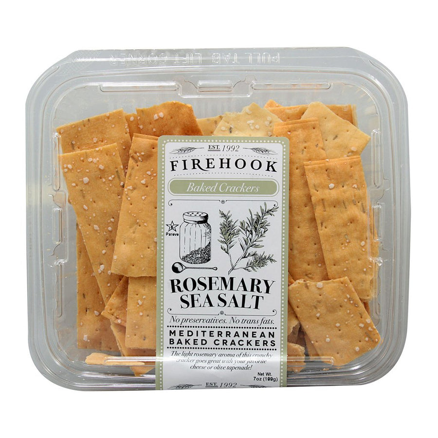 Firehook Rosemary Sea Salt Mediterranean Crackers